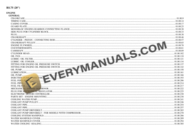 lamborghini rs75 20 tractor parts catalog pdf 1