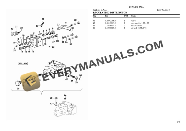 Lamborghini RUNNER 350A Tractor Parts Catalog PDF 7 Lamborghini RUNNER 350A Tractor Parts Catalog PDF - Image 5
