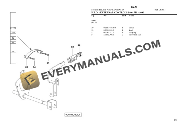Lamborghini RV.70 Tractor Parts Catalog PDF-3