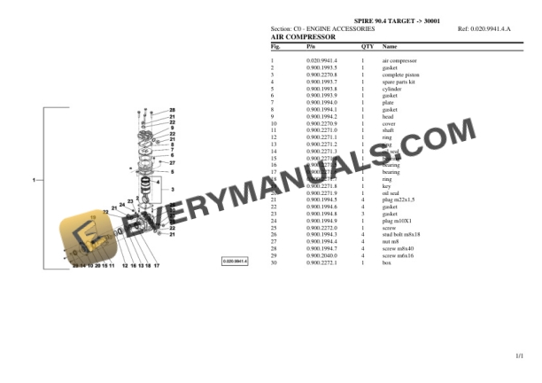 Lamborghini SPIRE 90.4 TARGET (30001) Tractor Parts Catalog PDF 4 Lamborghini SPIRE 90.4 TARGET (30001) Tractor Parts Catalog PDF - Image 2