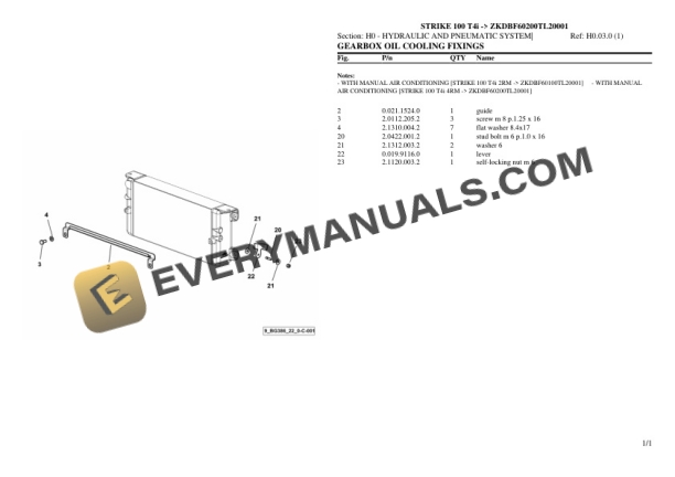 Lamborghini STRIKE 100 T4i (ZKDBF60200TL20001) Tractor Parts Catalog PDF 6 Lamborghini STRIKE 100 T4i (ZKDBF60200TL20001) Tractor Parts Catalog PDF - Image 4