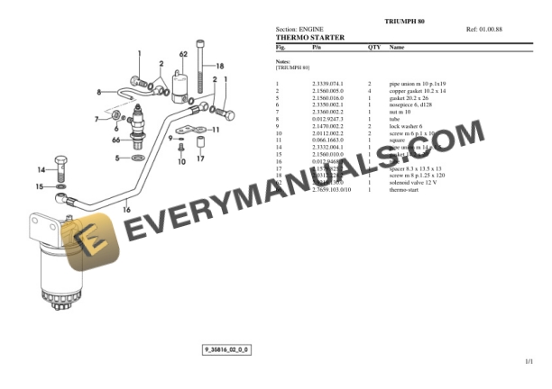 Lamborghini TRIUMPH 80 Tractor Parts Catalog PDF 4 Lamborghini TRIUMPH 80 Tractor Parts Catalog PDF-2