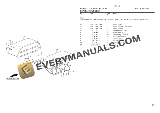 Same 393 LD Tractor Parts Catalog PDF 6 Same 393 LD Tractor Parts Catalog PDF - Image 4