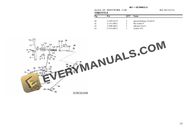 Same 403 (SE10001L11) Tractor Parts Catalog PDF 6 Same 403 (SE10001L11) Tractor Parts Catalog PDF - Image 4