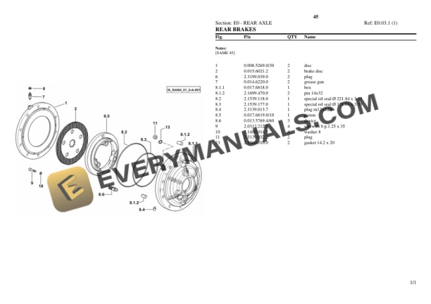 Same 45 Tractor Parts Catalog PDF 5 Same 45 Tractor Parts Catalog PDF - Image 3