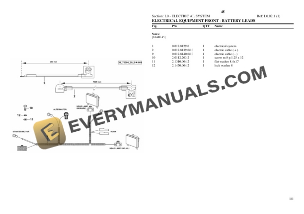 Same 45 Tractor Parts Catalog PDF 7 Same 45 Tractor Parts Catalog PDF - Image 5