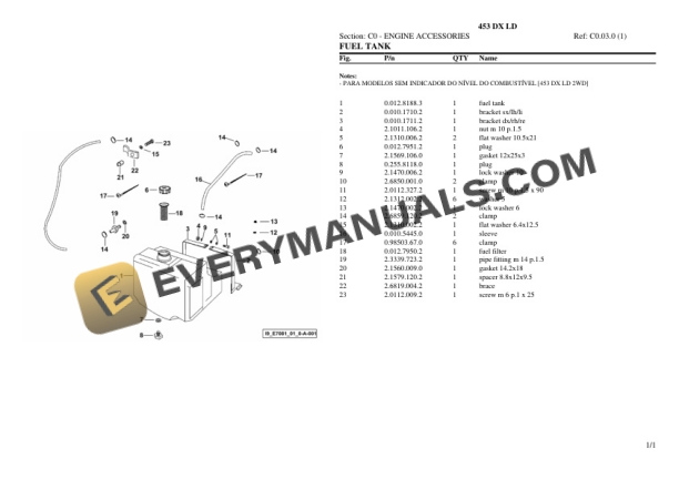 Same 453 DX LD Tractor Parts Catalog PDF 4 Same 453 DX LD Tractor Parts Catalog PDF - Image 2