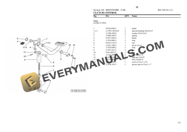 Same 55 Tractor Parts Catalog PDF 6 Same 55 Tractor Parts Catalog PDF - Image 4