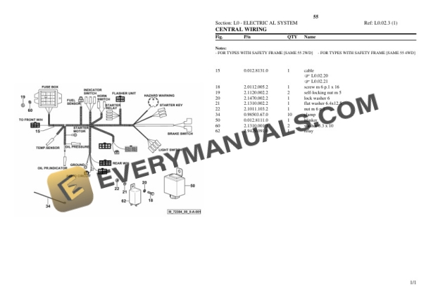 Same 55 Tractor Parts Catalog PDF 7 Same 55 Tractor Parts Catalog PDF - Image 5