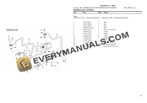 Same ARGON III 65 (5001) Tractor Parts Catalog PDF 6 Same ARGON III 65 (5001) Tractor Parts Catalog PDF - Image 4