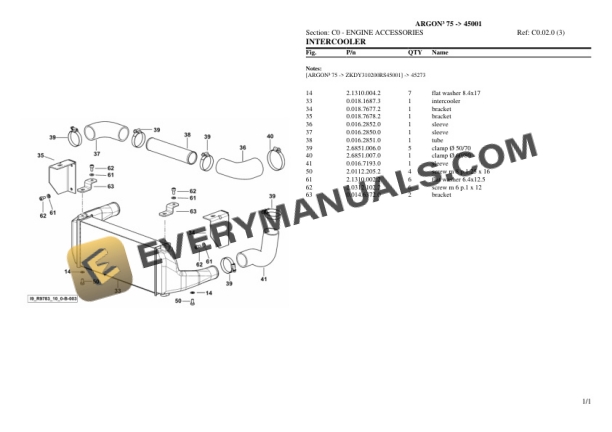 Same ARGON III 75 (45001) Tractor Parts Catalog PDF 4 Same ARGON III 75 (45001) Tractor Parts Catalog PDF - Image 2
