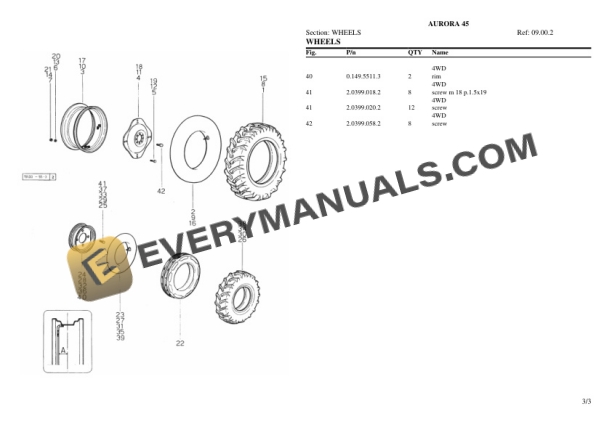 Same AURORA 45 Tractor Parts Catalog PDF 7 Same AURORA 45 Tractor Parts Catalog PDF-5