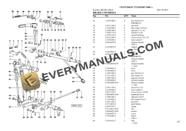 Same CENTURION 75 EXPORT (5000) Tractor Parts Catalog PDF 5 Same CENTURION 75 EXPORT (5000) Tractor Parts Catalog PDF - Image 3