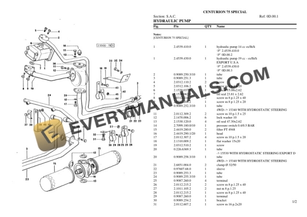 Same CENTURION 75 SPECIAL Tractor Parts Catalog PDF 7 Same CENTURION 75 SPECIAL Tractor Parts Catalog PDF-5