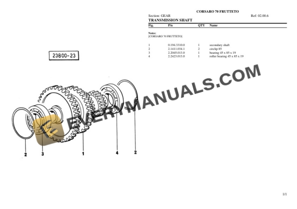 Same CORSARO 70 FRUTTETO Tractor Parts Catalog PDF 5 Same CORSARO 70 FRUTTETO Tractor Parts Catalog PDF-3