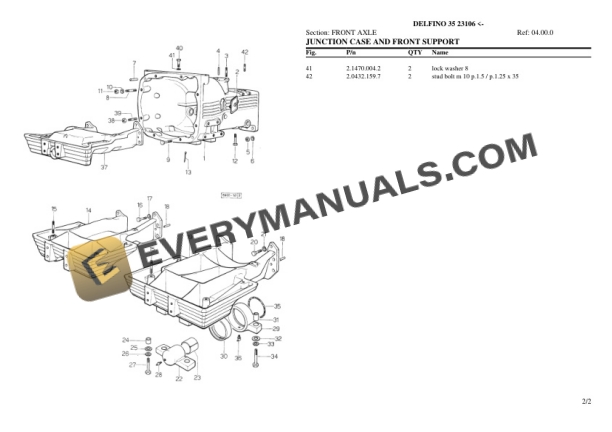 Same DELFINO 35 (23106) Tractor Parts Catalog PDF 5 Same DELFINO 35 (23106) Tractor Parts Catalog PDF-3