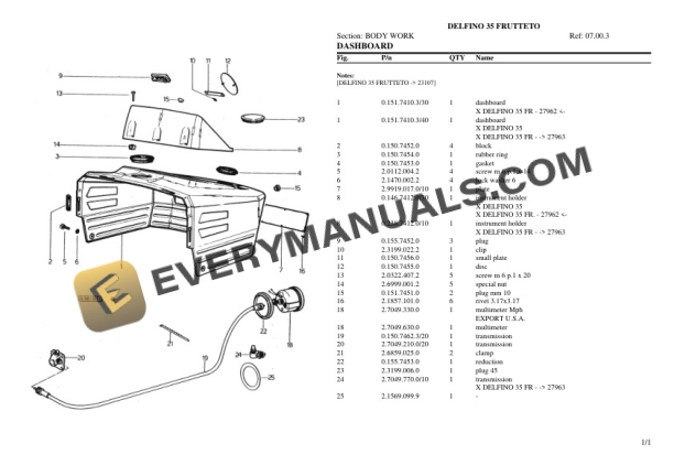 Same DELFINO 35 FRUTTETO Tractor Parts Catalog PDF 6 Same DELFINO 35 FRUTTETO Tractor Parts Catalog PDF-4
