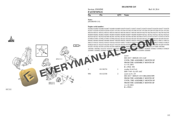 Same DIAMOND 215 Tractor Parts Catalog PDF 4 Same DIAMOND 215 Tractor Parts Catalog PDF - Image 2