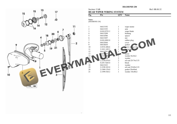 Same DIAMOND 230 Tractor Parts Catalog PDF 7 Same DIAMOND 230 Tractor Parts Catalog PDF - Image 5