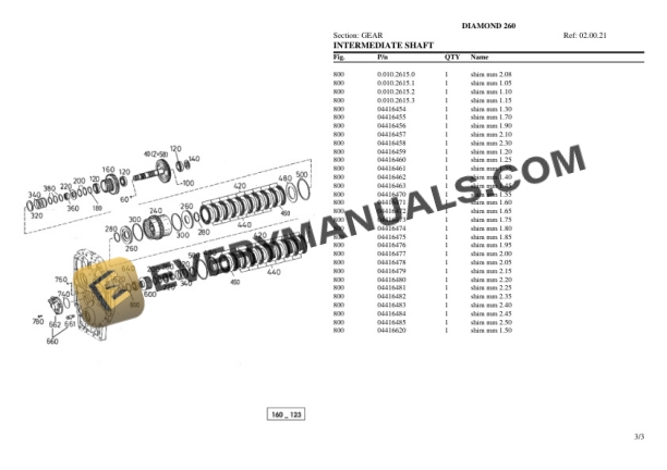 Same DIAMOND 260 Tractor Parts Catalog PDF 5 Same DIAMOND 260 Tractor Parts Catalog PDF - Image 3