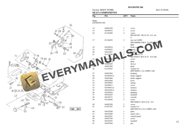 Same DIAMOND 260 Tractor Parts Catalog PDF 6 Same DIAMOND 260 Tractor Parts Catalog PDF - Image 4