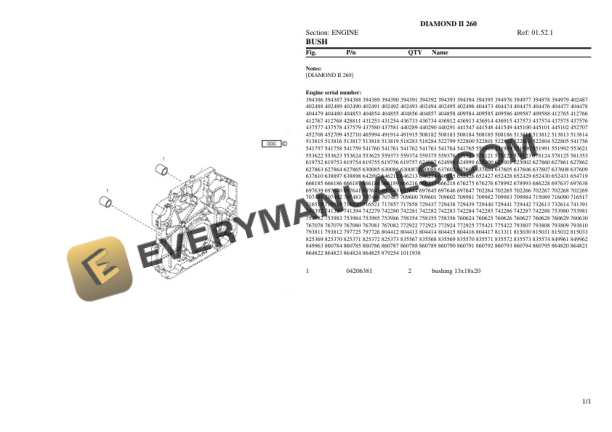 Same DIAMOND II 260 Tractor Parts Catalog PDF 5 Same DIAMOND II 260 Tractor Parts Catalog PDF - Image 3