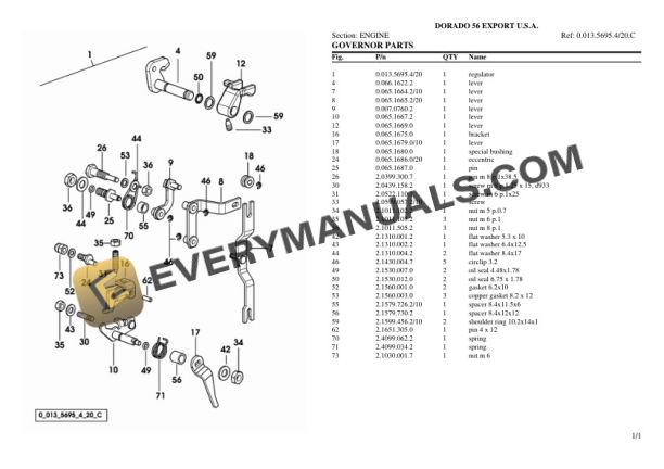 Same DORADO 56 EXPORT U.S.A. Tractor Parts Catalog PDF-2