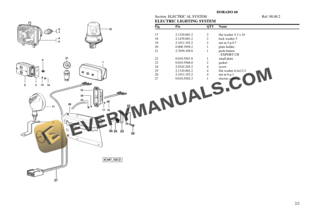 Same DORADO 60 Tractor Parts Catalog PDF 6 Same DORADO 60 Tractor Parts Catalog PDF - Image 4