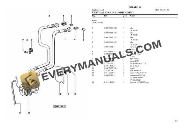 Same DORADO 60 Tractor Parts Catalog PDF 7 Same DORADO 60 Tractor Parts Catalog PDF - Image 5