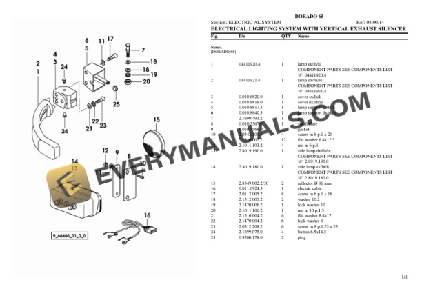 Same DORADO 65 Tractor Parts Catalog PDF 6 Same DORADO 65 Tractor Parts Catalog PDF - Image 4
