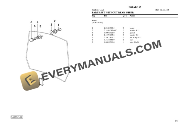 Same DORADO 65 Tractor Parts Catalog PDF 7 Same DORADO 65 Tractor Parts Catalog PDF - Image 5
