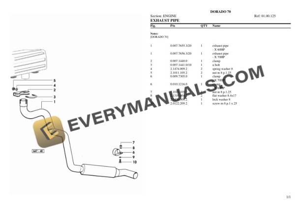 Same DORADO 70 Tractor Parts Catalog PDF 4 Same DORADO 70 Tractor Parts Catalog PDF - Image 2