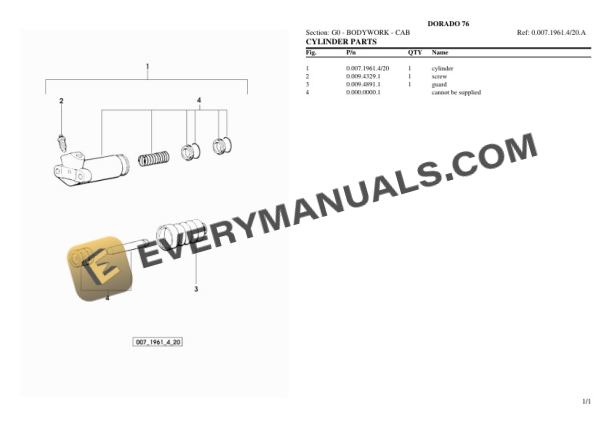 Same DORADO 76 Tractor Parts Catalog PDF 6 Same DORADO 76 Tractor Parts Catalog PDF - Image 4