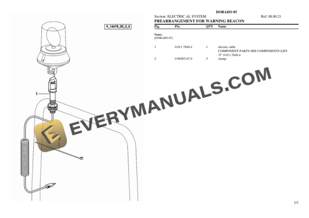 Same DORADO 85 Tractor Parts Catalog PDF 6 Same DORADO 85 Tractor Parts Catalog PDF - Image 4