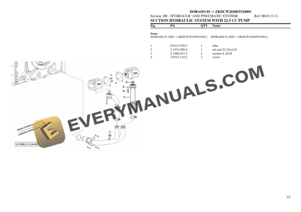 Same DORADO 85 (ZKDCW20200TS10001) Tractor Parts Catalog PDF 6 Same DORADO 85 (ZKDCW20200TS10001) Tractor Parts Catalog PDF - Image 4