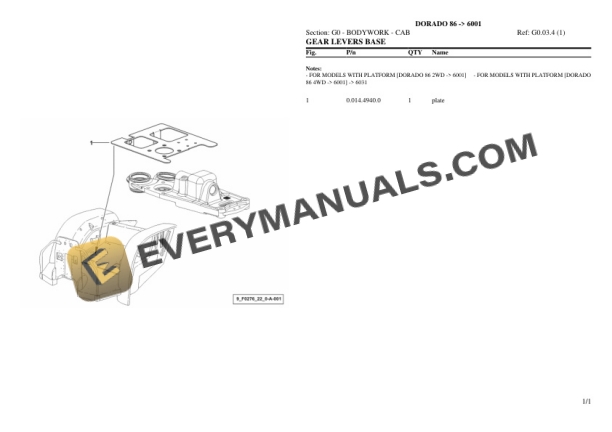 Same DORADO 86 (6001) Tractor Parts Catalog PDF 5 Same DORADO 86 (6001) Tractor Parts Catalog PDF - Image 3