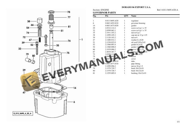Same DORADO 86 EXPORT U.S.A. Tractor Parts Catalog PDF-2