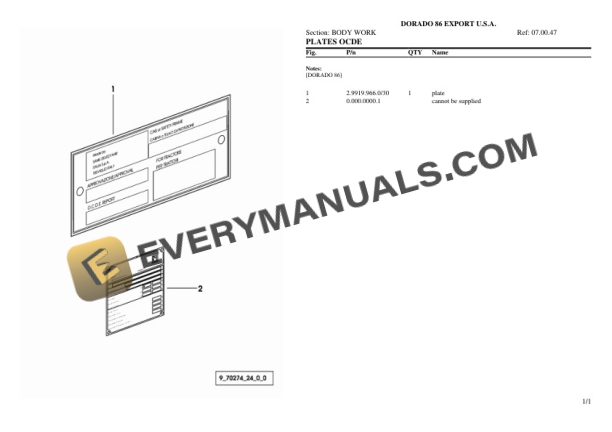 Same DORADO 86 EXPORT U.S.A. Tractor Parts Catalog PDF-4