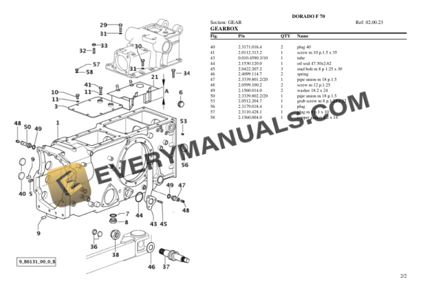 Same DORADO F 70 Tractor Parts Catalog PDF 4 Same DORADO F 70 Tractor Parts Catalog PDF-2