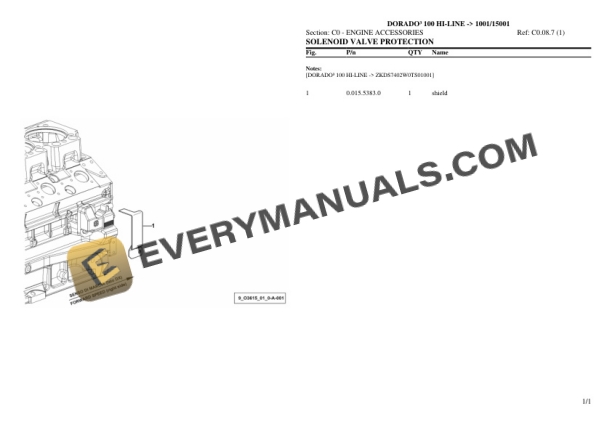 Same DORADO III 100 HI-LINE (1001 15001) Tractor Parts Catalog PDF 4 Same DORADO III 100 HI-LINE (1001 15001) Tractor Parts Catalog PDF - Image 2