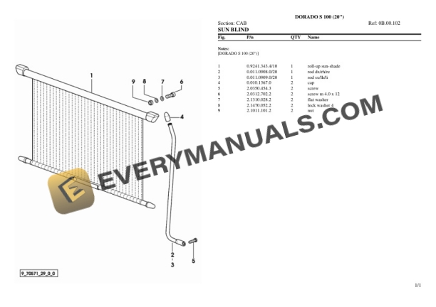 Same DORADO S 100 (20'') Tractor Parts Catalog PDF 7 Same DORADO S 100 (20'') Tractor Parts Catalog PDF - Image 5