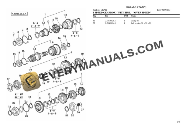 Same DORADO S 70 (20'') Tractor Parts Catalog PDF 4 Same DORADO S 70 (20'') Tractor Parts Catalog PDF - Image 2