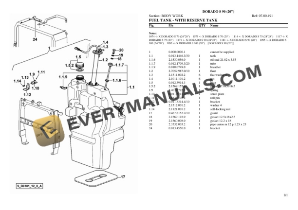 Same DORADO S 90 (20'') Tractor Parts Catalog PDF 6 Same DORADO S 90 (20'') Tractor Parts Catalog PDF - Image 4