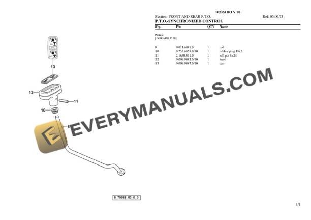 Same DORADO V 70 Tractor Parts Catalog PDF 5 Same DORADO V 70 Tractor Parts Catalog PDF-3
