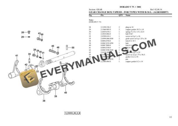 Same DORADO V 75 (3001) Tractor Parts Catalog PDF 4 Same DORADO V 75 (3001) Tractor Parts Catalog PDF-2