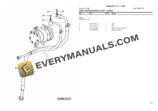 Same DORADO V 75 (3001) Tractor Parts Catalog PDF 7 Same DORADO V 75 (3001) Tractor Parts Catalog PDF-5