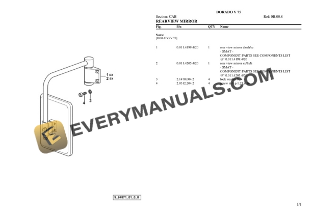 Same DORADO V 75 Tractor Parts Catalog PDF-5