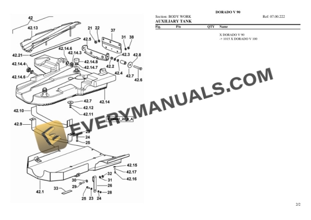 Same DORADO V 90 Tractor Parts Catalog PDF 6 Same DORADO V 90 Tractor Parts Catalog PDF-4