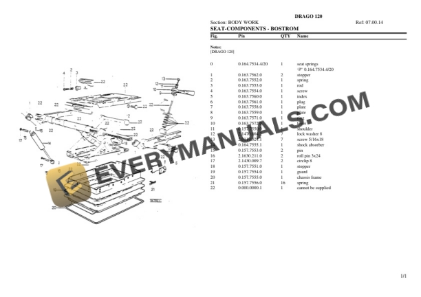 Same DRAGO 120 Tractor Parts Catalog PDF-4