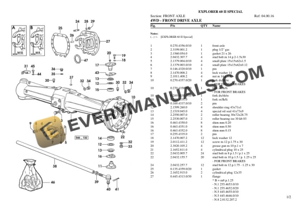 Same EXPLORER 60 II SPECIAL Tractor Parts Catalog PDF 5 Same EXPLORER 60 II SPECIAL Tractor Parts Catalog PDF - Image 3